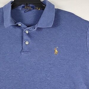Polo Ralph Lauren Classic Fit Cotton Shirt Men's Sz Xl Blue Flesh Pony‎